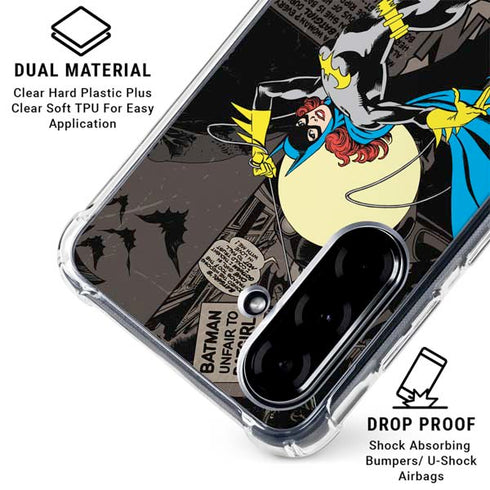 DC Comics Batgirl Classic Art Galaxy A36 5G Clear Case