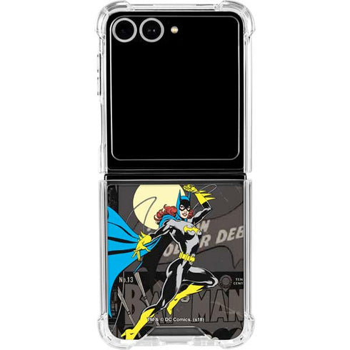 DC Comics Batgirl Classic Art Galaxy Z Flip7 Clear Case