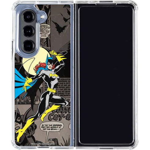 DC Comics Batgirl Classic Art Galaxy Z Fold5 5G Clear Case