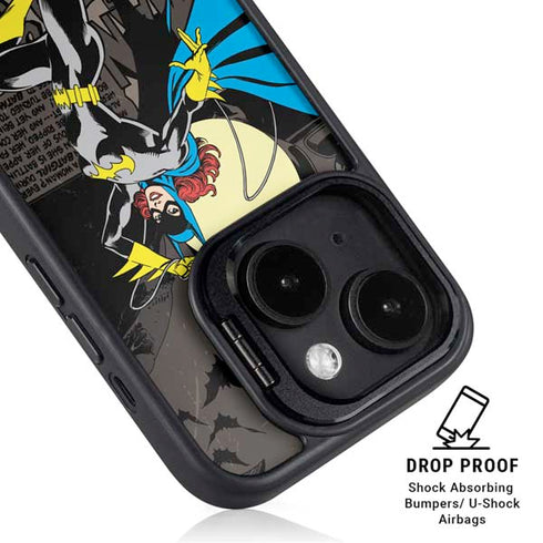 DC Comics Batgirl Classic Art iPhone 14 Kickstand Case
