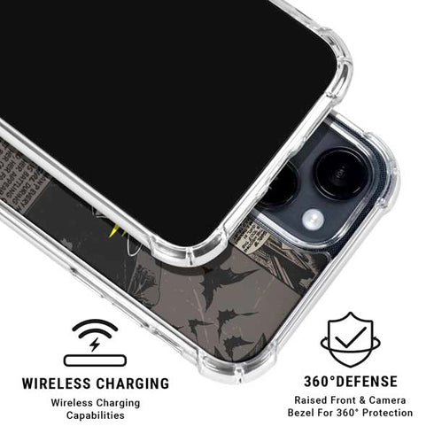 DC Comics Batgirl Classic Art iPhone 15 Clear Case