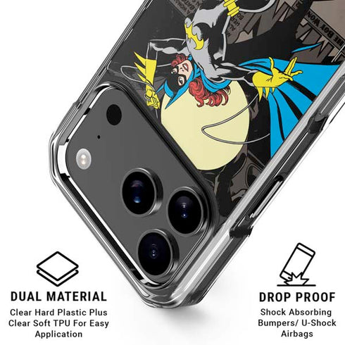 DC Comics Batgirl Classic Art iPhone 17 Pro Max Clear Case