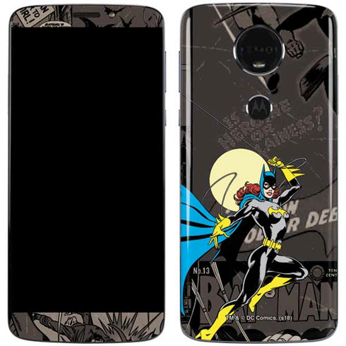 DC Comics Batgirl Classic Art Moto E5 Plus Skin