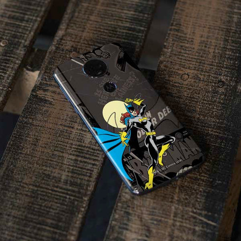DC Comics Batgirl Classic Art Moto E5 Plus Skin