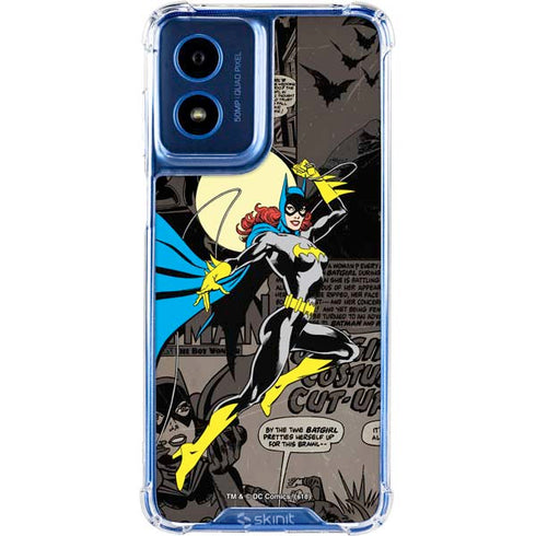 DC Comics Batgirl Classic Art Moto G 5G (2024) Clear Case