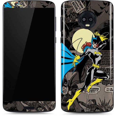 DC Comics Batgirl Classic Art Moto G6 Skin