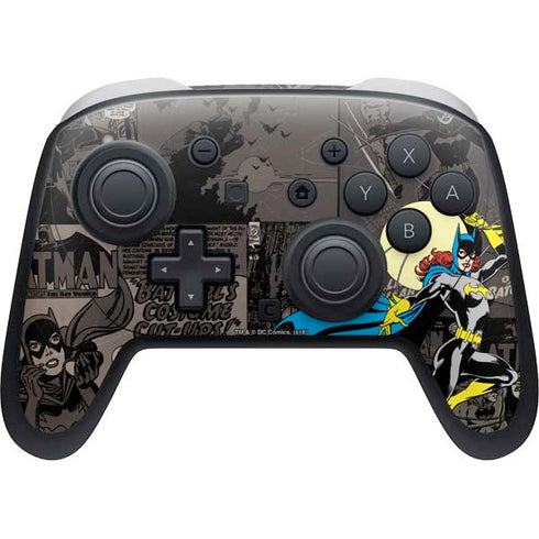 DC Comics Batgirl Classic Art Nintendo Switch 2 (2025) Pro Controller Skin