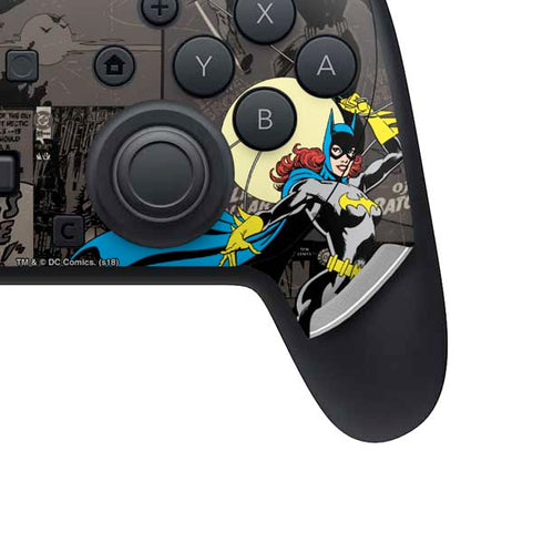 DC Comics Batgirl Classic Art Nintendo Switch 2 (2025) Pro Controller Skin