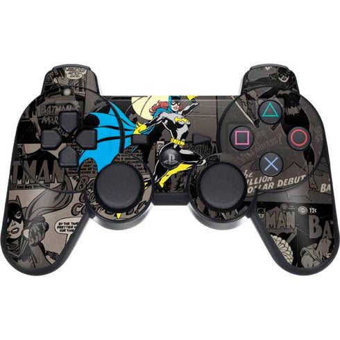 DC Comics Batgirl Classic Art PS3 Dual Shock wireless controller Skin