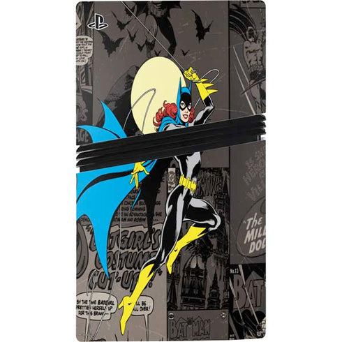 DC Comics Batgirl Classic Art PS5 Pro Console Skin