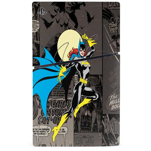 DC Comics Batgirl Classic Art PS5 Slim Digital Edition Console Skin