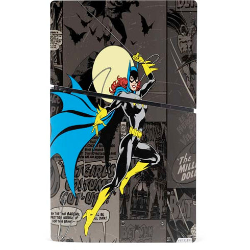 DC Comics Batgirl Classic Art PS5 Slim Digital Edition Console Skin