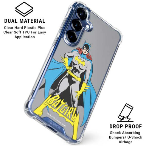 DC Comics Batgirl Classic Art Pose Galaxy S25 Plus Clear Case