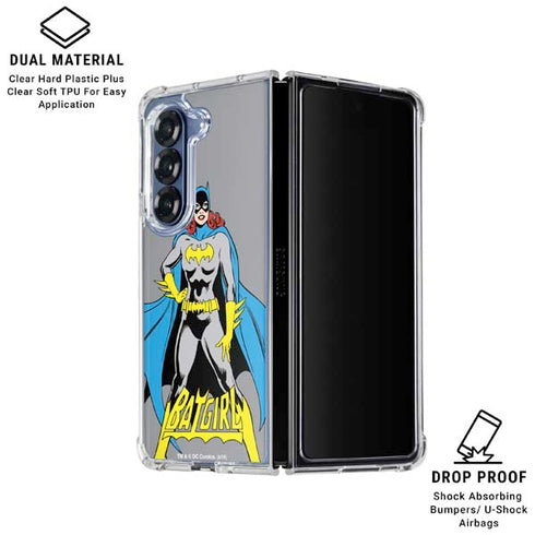 DC Comics Batgirl Classic Art Pose Galaxy Z Fold6 Clear Case