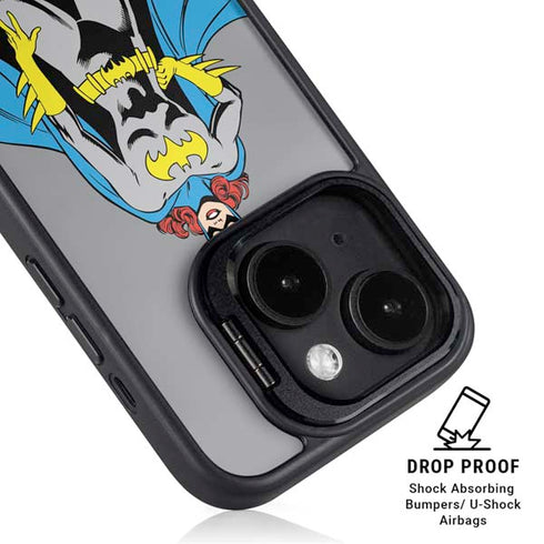 DC Comics Batgirl Classic Art Pose iPhone 15 Plus Kickstand Case