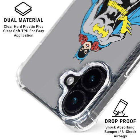 DC Comics Batgirl Classic Art Pose iPhone 16 Plus Clear Case