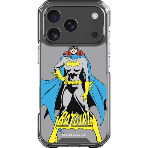 DC Comics Batgirl Classic Art Pose iPhone 18 Pro Clear Case
