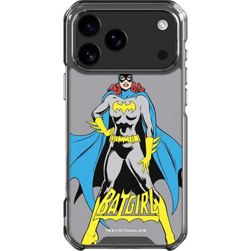 DC Comics Batgirl Classic Art Pose iPhone 18 Pro Max Clear Case