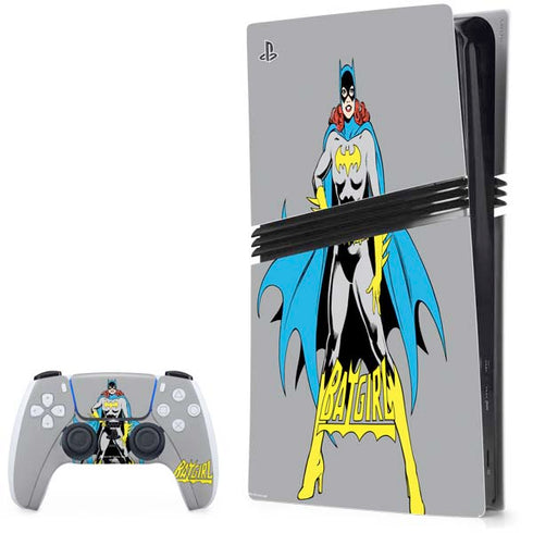 DC Comics Batgirl Classic Art Pose PS5 Pro Bundle Skin