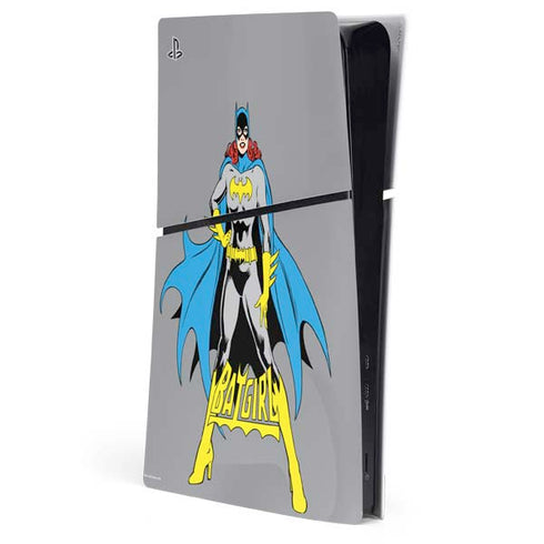 DC Comics Batgirl Classic Art Pose PS5 Slim Digital Edition Console Skin