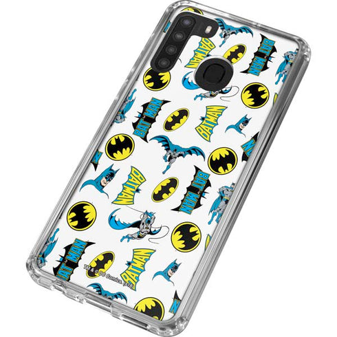 DC Comics Batman Classic Art Print Galaxy A21 Clear Case