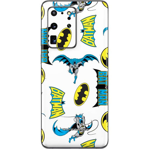 DC Comics Batman Classic Art Print Galaxy S20 Ultra 5G Skin