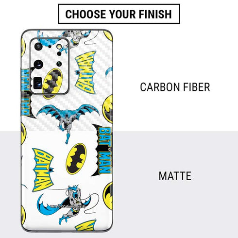 DC Comics Batman Classic Art Print Galaxy S20 Ultra 5G Skin