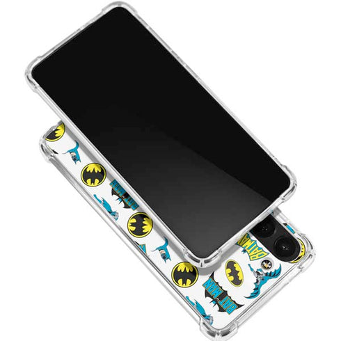 DC Comics Batman Classic Art Print Galaxy S24 FE Clear Case
