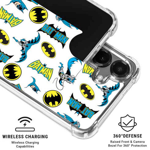 DC Comics Batman Classic Art Print Galaxy S26 Plus Clear Case