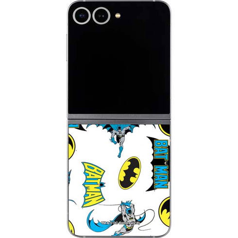 DC Comics Batman Classic Art Print Galaxy Z Flip6 Skin