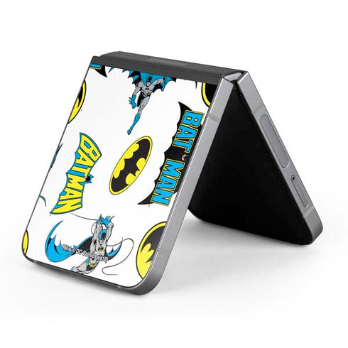 DC Comics Batman Classic Art Print Galaxy Z Flip6 Skin