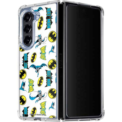 DC Comics Batman Classic Art Print Galaxy Z Fold5 5G Clear Case