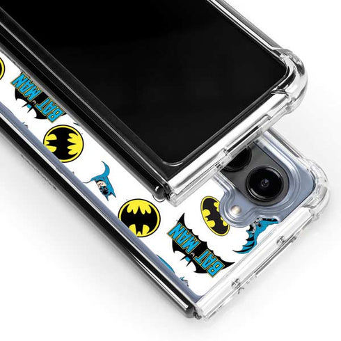 DC Comics Batman Classic Art Print Galaxy Z Fold5 5G Clear Case