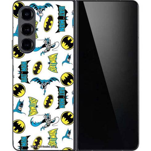 DC Comics Batman Classic Art Print Galaxy Z Fold5 5G Skin