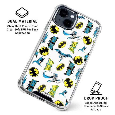 DC Comics Batman Classic Art Print iPhone 15 Clear Case
