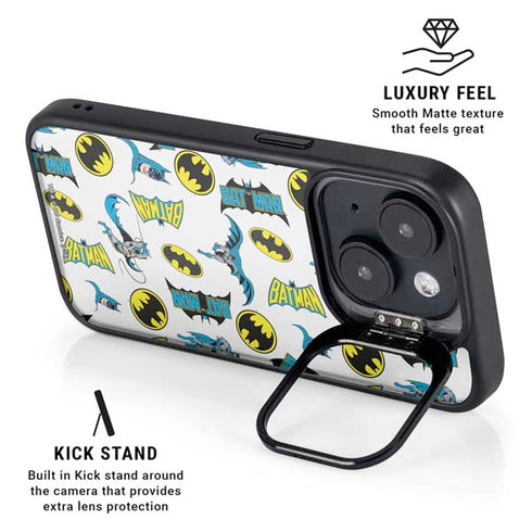 DC Comics Batman Classic Art Print iPhone 15 Kickstand Case