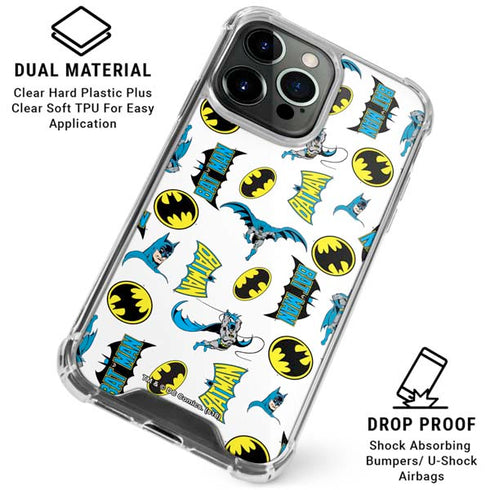 DC Comics Batman Classic Art Print iPhone 16 Pro Max Clear Case