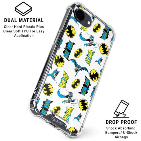 DC Comics Batman Classic Art Print iPhone 16e Clear Case