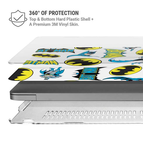 DC Comics Batman Classic Art Print MacBook Pro 14in (2021-24) Case plus Skin