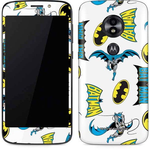 DC Comics Batman Classic Art Print Moto E5 Play Skin