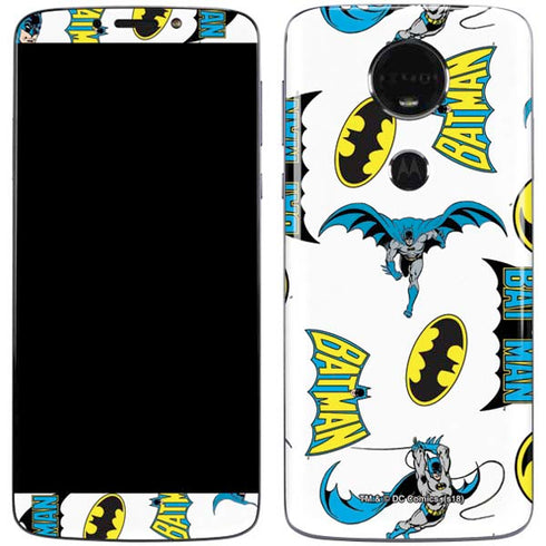 DC Comics Batman Classic Art Print Moto E5 Plus Skin