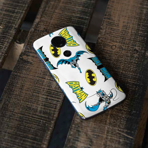 DC Comics Batman Classic Art Print Moto E5 Plus Skin