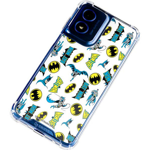DC Comics Batman Classic Art Print Moto G 5G (2024) Clear Case