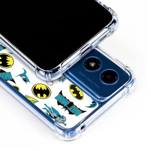 DC Comics Batman Classic Art Print Moto G 5G (2024) Clear Case