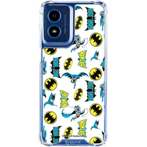 DC Comics Batman Classic Art Print Moto G Play 4G (2024) Clear Case