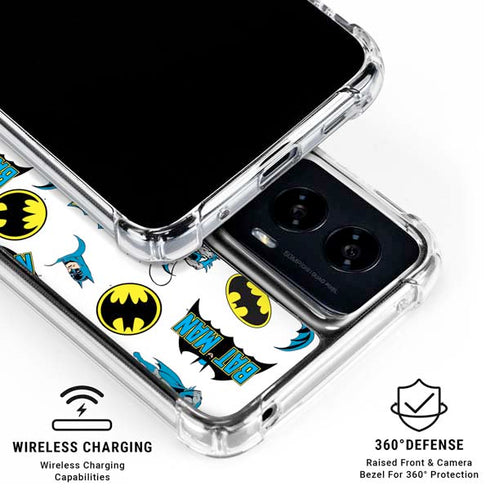DC Comics Batman Classic Art Print Moto G Power 5G (2024) Clear Case