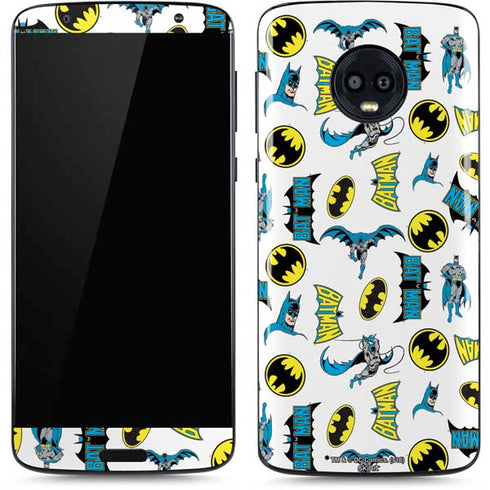 DC Comics Batman Classic Art Print Moto G6 Skin