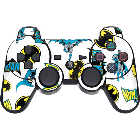 DC Comics Batman Classic Art Print PS3 Dual Shock wireless controller Skin