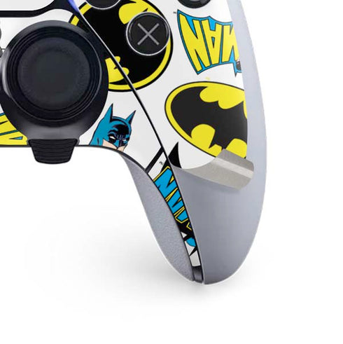 DC Comics Batman Classic Art Print PS5 DualSense Edge Pro Controller Skin