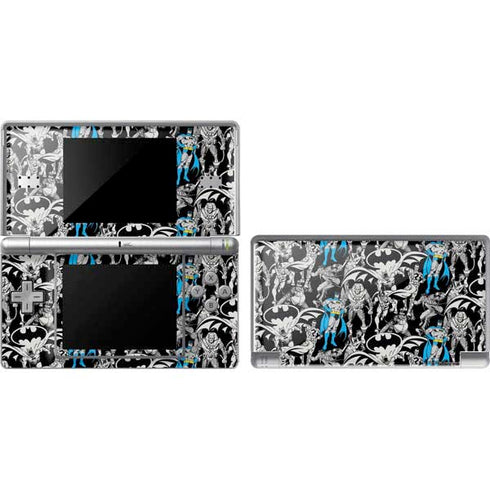 DC Comics Batman Characters Action Poses Print DS Lite Skin